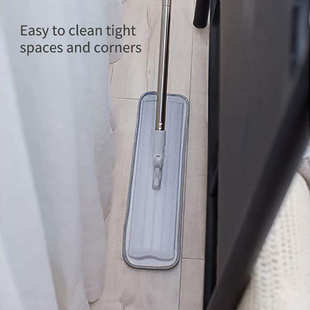 平板拖把免手洗加粗加厚杆子大号不锈钢家用懒人拖把干湿两用