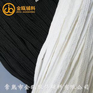 新款直销直供 0.5cm涤纶织带 涤棉肩带织带 黑白现货肩牵带可来样