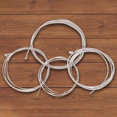 4pcs/set 4-String Bass Strings Replacement Steel Guitar
