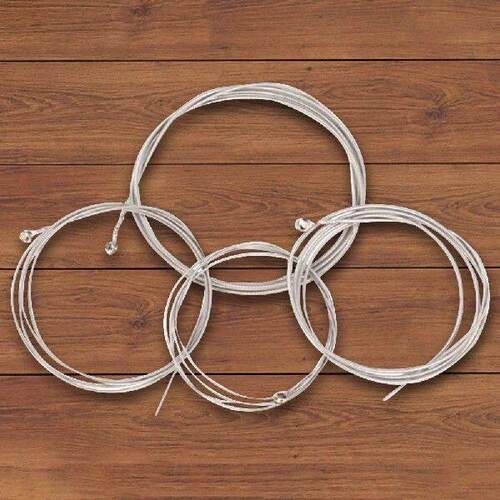 4pcs/set 4-String Bass Strings Replacement Steel Guitar