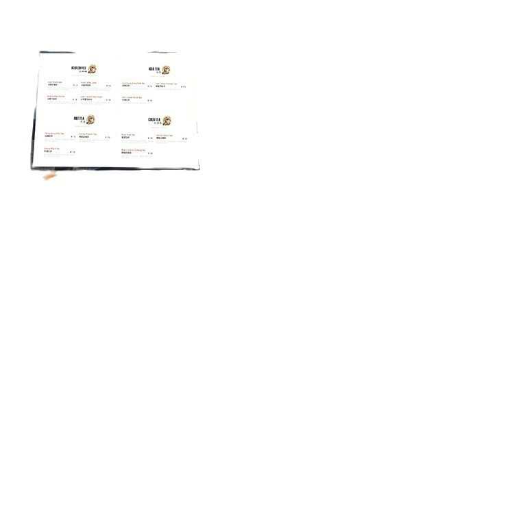 奶茶店菜单展示牌价目表设计制作桌面吧台发光LED广告灯箱点餐牌