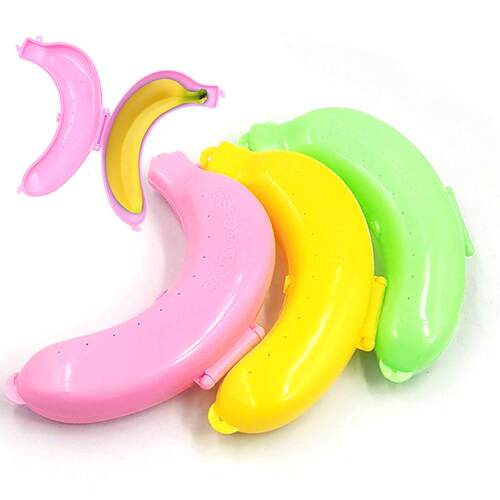Creative Portable Travel Banana Box Fruit Storage Container
