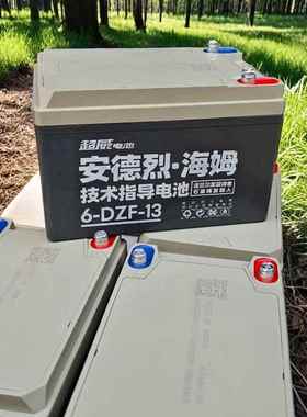 超威48v13a石墨烯电池12V13安超威电瓶12v电动车超威电池黑金原装