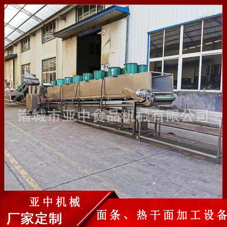 食堂用热干面全套流水线设备 热干面喷油机生产 热干面成型设备