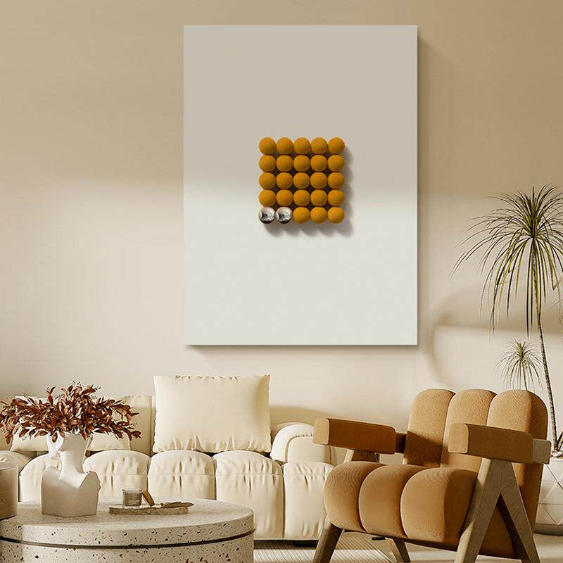 现代简约2026新款餐边柜挂画北欧极简高级感客餐厅立体装饰画轻奢