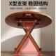 折叠GHMCWOOF家用吃饭桌子桌多功能简小易圆桌出租房桌椅户外便携