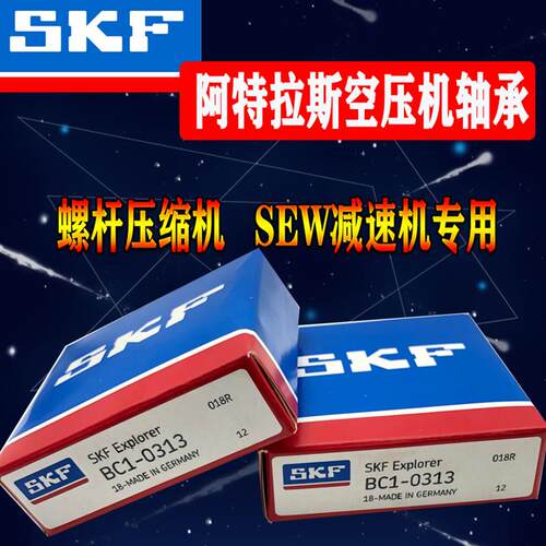 SKF瑞典进口空压机圆柱滚子轴承BC1-0312BC1-0313 BC1-0314满就送