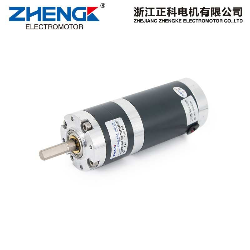 厂家直销ZHENGK正科 直流有刷行星减速电机 ZGX45RGG 12V24V