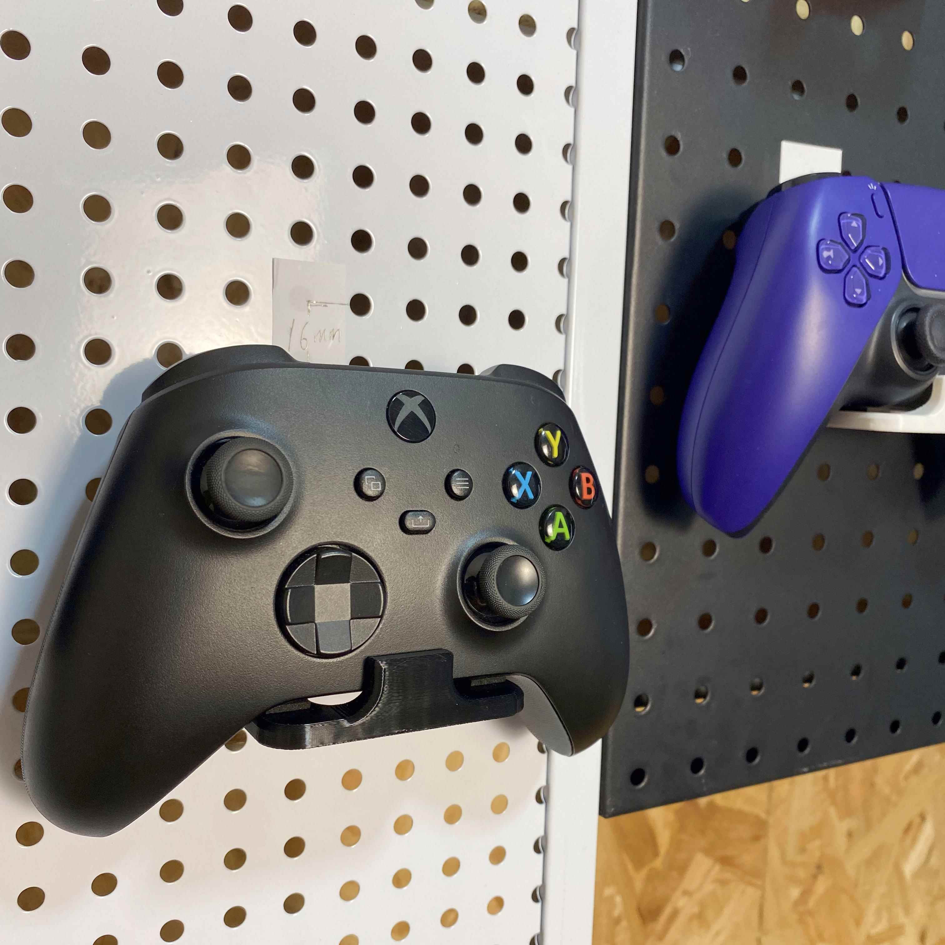 圆孔洞洞板配件游戏手柄支架收纳层架通用xbx挂架3d打印配件定做