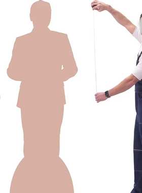 纸板人像展示展架 standee 活动促销广告牌 商场超市纸质人形立牌