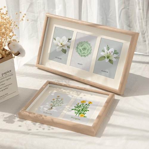 中空立体组合相框摆台婚纱情侣儿童6寸纪念框2联四联画框挂墙