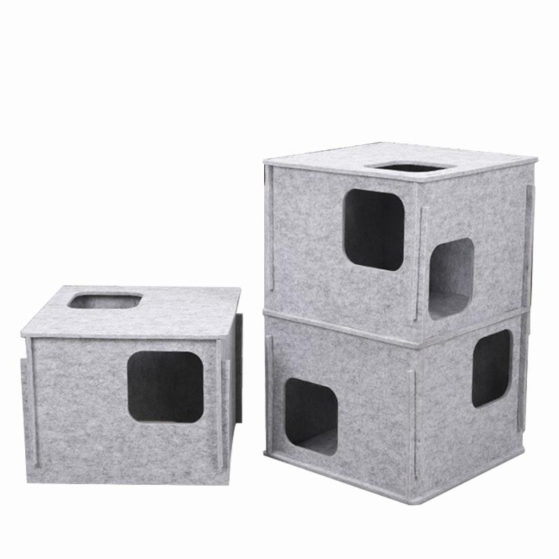 正品毛迷毡猫窝宫隧道猫窝爬架躲猫猫钻通洞四季用宠物用品猫猫窝