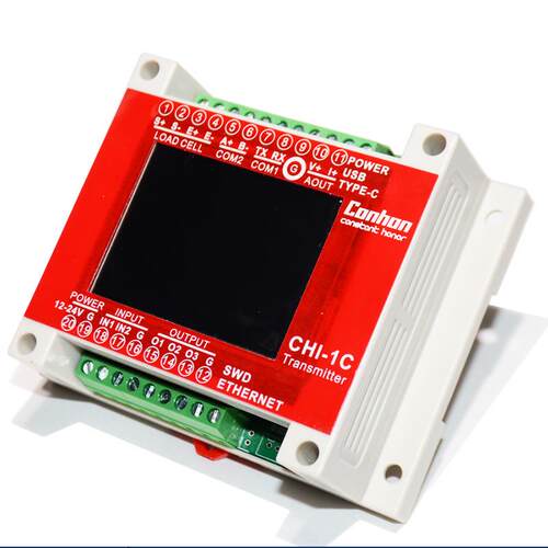 工业称重变送器mV/V转4-20mA/RS485Modbus协议无缝对接上位机