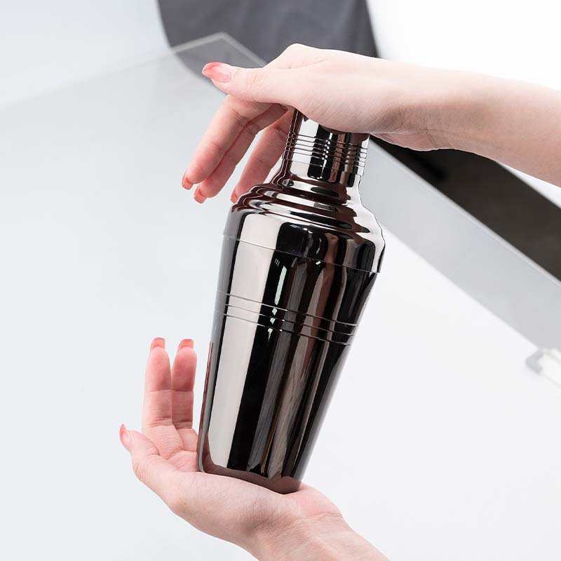 壶优质调酒壶男爵不锈钢摇日式摇工具克酒壶鸡尾酒雪304三段式壶