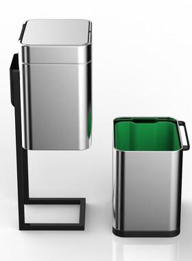 思湿索垃圾桶不钢智能锈感应垃圾SS-50LS0桶创意类家用商用干分离