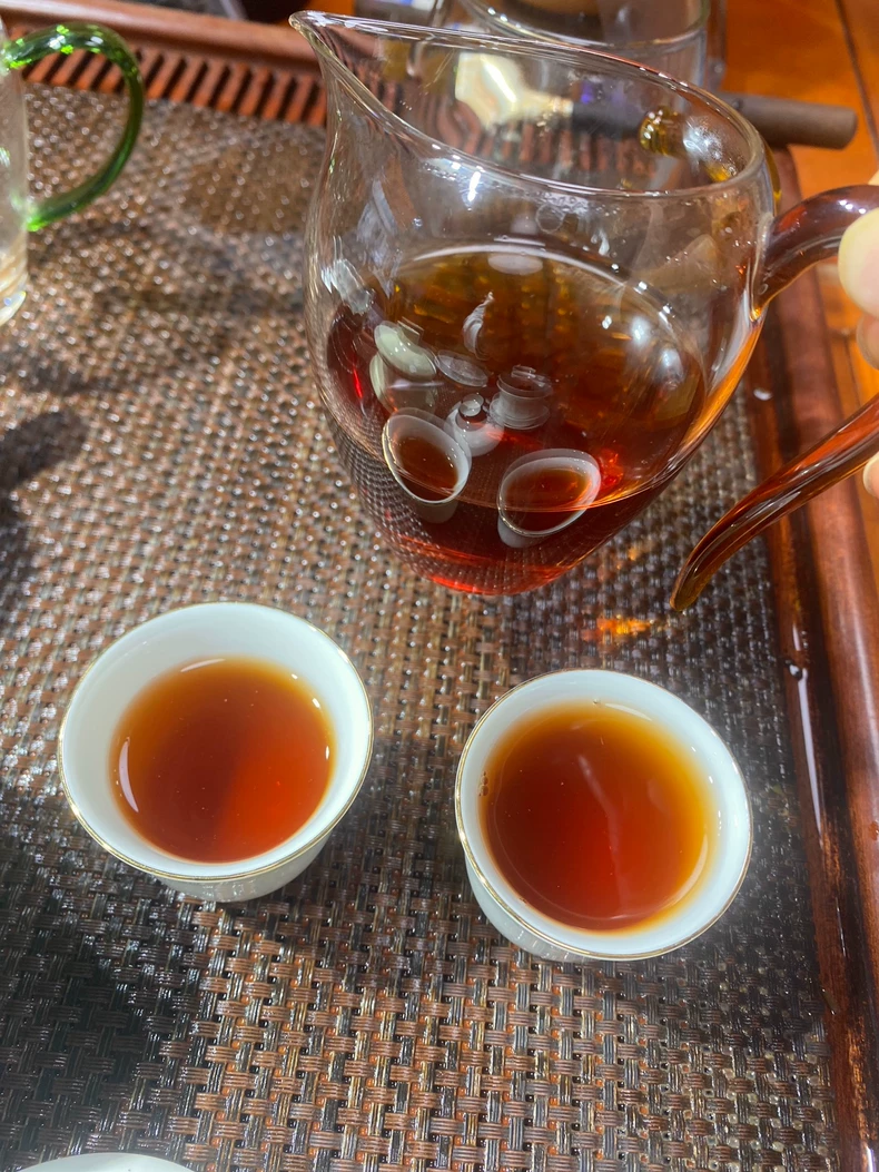 2017年雲南普洱茶茶葉普洱熟普7年存放 普洱茶 BUASHOP普洱老茶