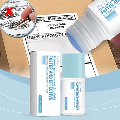 JUE FISH Thermal Paper Correction Fluid - Privacy Protection