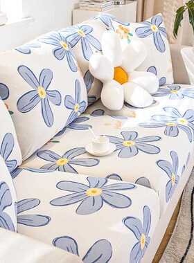 夏季弹力沙发套套全包卍能套简约现代防猫抓沙发套罩通用型盖布笠