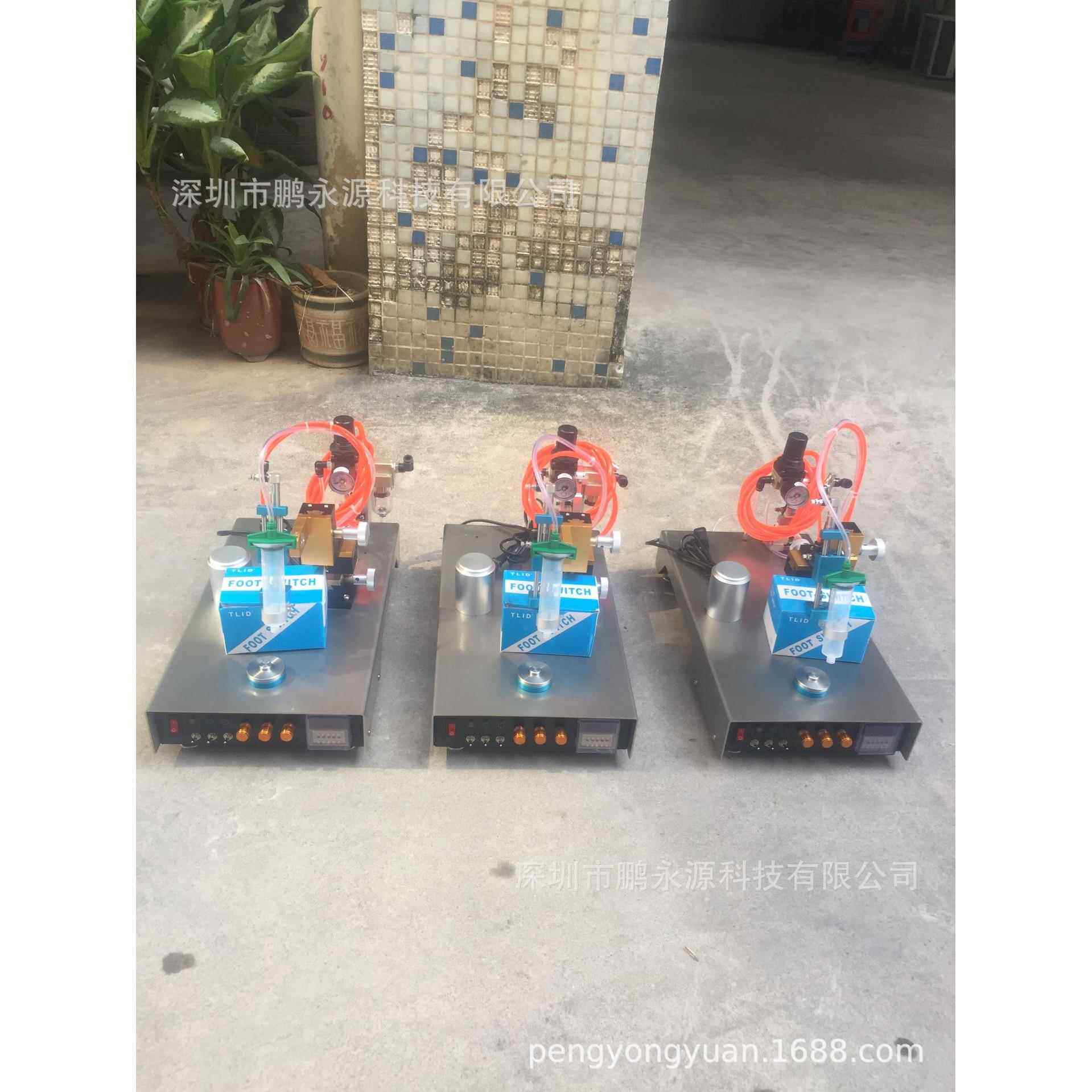 耳机音响微型喇叭点胶机音膜点胶机圆形针筒式带回吸点胶机