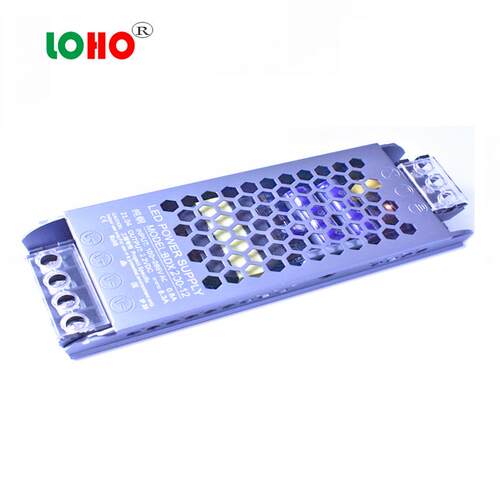 高端12V24V48V200W长条超薄开关电源24V12V200W工控设备LED电源