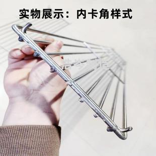 04不钢加粗烧烤篦子不烧烤厂家直供炉锈件订作烧烤网锈钢商用配订