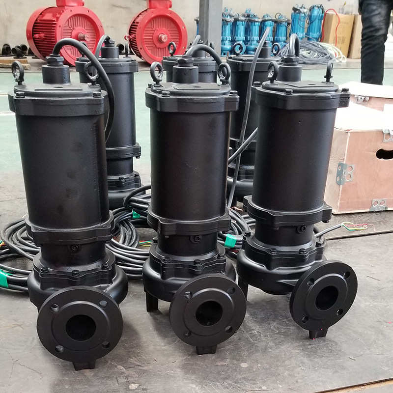潜水排污泵自动喷淋工程项目污水提升水泵法兰接口无堵塞潜污泵