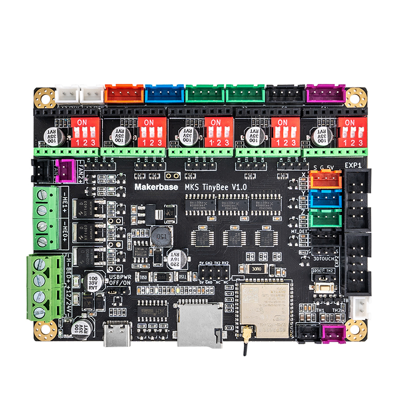 3D打印机主板 MKS TinyBee 小蜜蜂控制板 ESP32 WIFI MINI12864