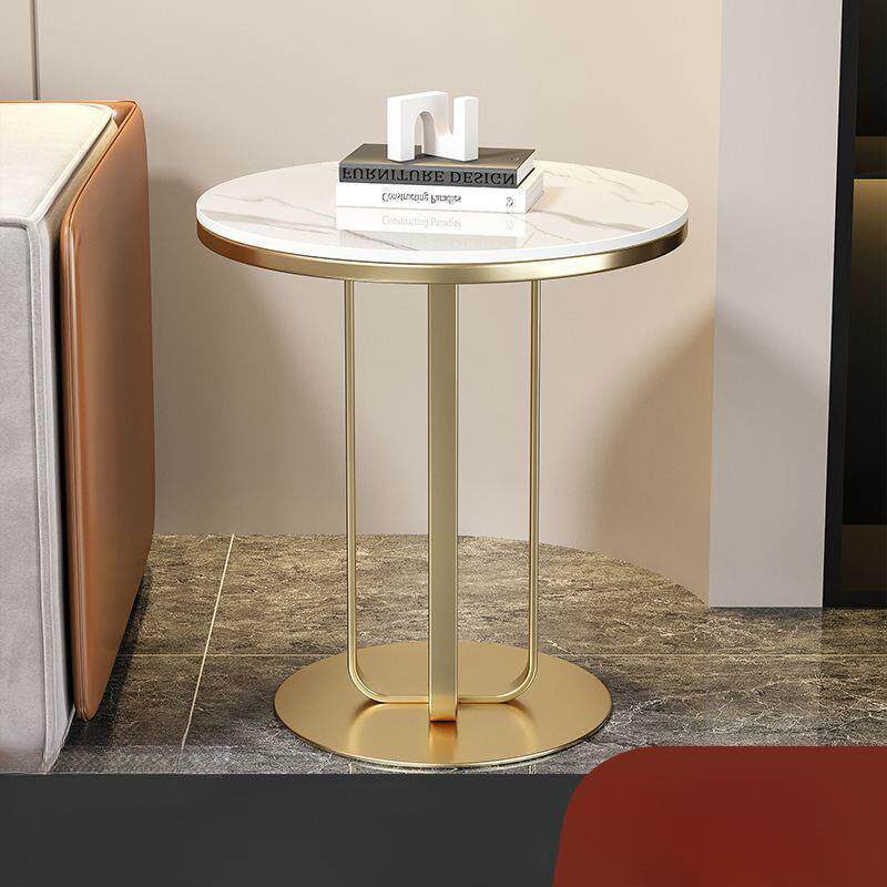 桌子网台红风圆桌铁艺茶几客轻厅WFJ酒店床头移动角几奢阳茶小台