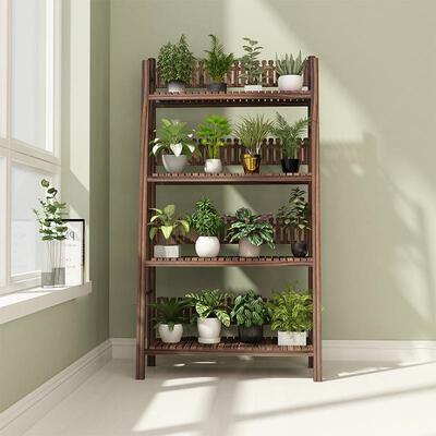 实木查看详情多花架室内阳台装饰家用花地盆架落层家式置物架简约