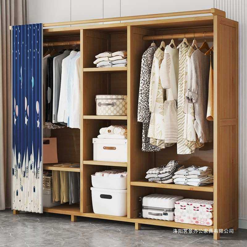 工厂直销衣柜卧室家用简易实木大容量衣服柜子出租房经济型储衣柜,住宅家具,简易衣柜,淘宝优惠券,粉丝福利购,淘宝优惠卷