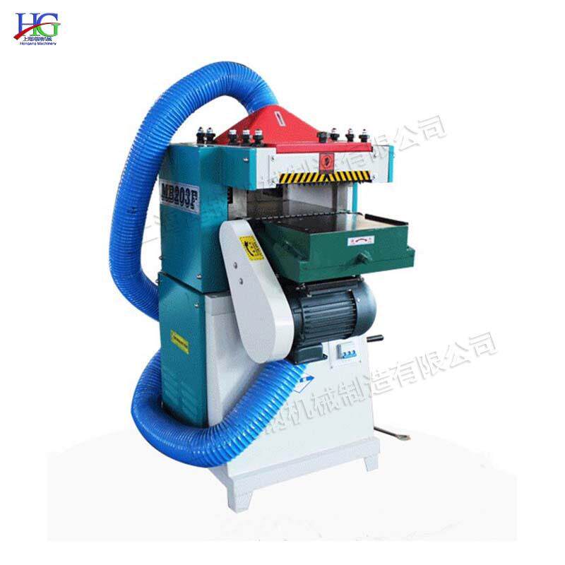木质家具双面压刨机自动三进两出木材版刨削机数控木质家具平刨机
