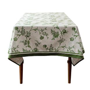 高档色式桌布复古田美式轻奢高法级感园防水盖布绿餐桌台布茶几布