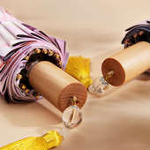 加设防晒印花太阳伞复古折叠抗风暴晴雨两用伞加大16骨女士遮阳伞