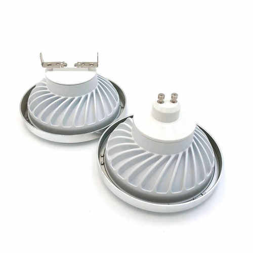 可调光110V 220VLED豆胆灯15W G53 GU10 AR111格栅灯显指90高光效