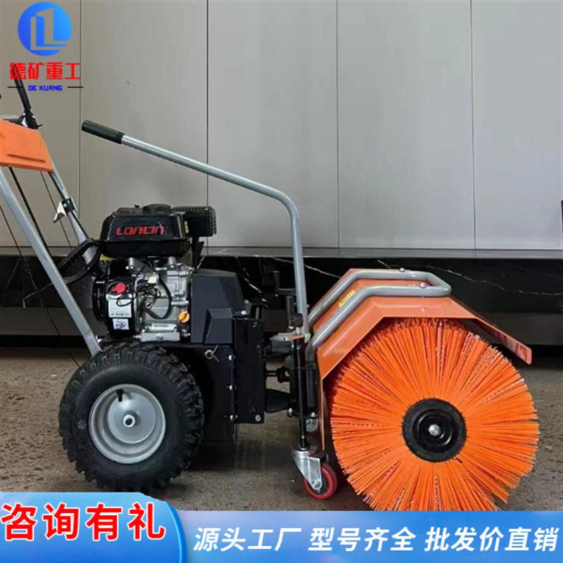 手推式扫雪机滚刷扫雪车电动除雪机物业工厂道路家用清雪机