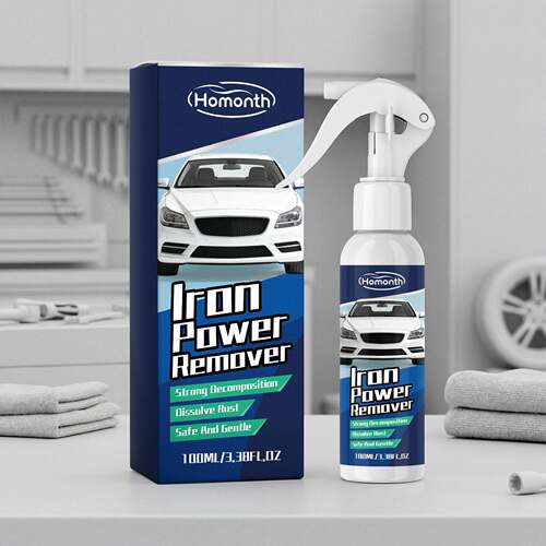 HOMONTH Rust Remover Spray - Gentle Metal Rust Cleaner for D