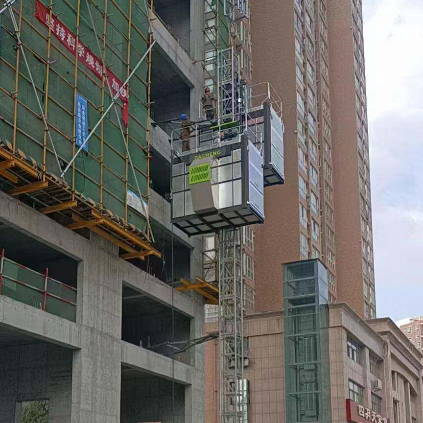 厂家直供施工升降机中高层建筑工地吊笼SC200齿条式人货两用电梯