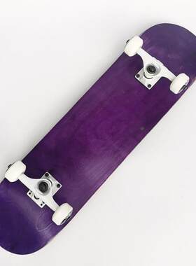滑板31英寸专业双翘板染色四轮滑板车纯色枫木3108凹板skateboard