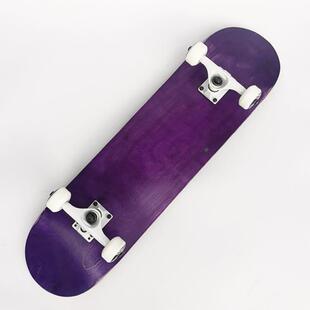 滑板31英寸专业双翘板染色四轮滑板车纯色枫木3108凹板skateboard