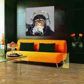 动卡咨询客服通油画餐厅物宾馆酒店客玄样板房装 饰画厅沙发配关画