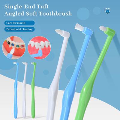 Small-headed Interdental Toothbrush with Soft Bristles, Prem