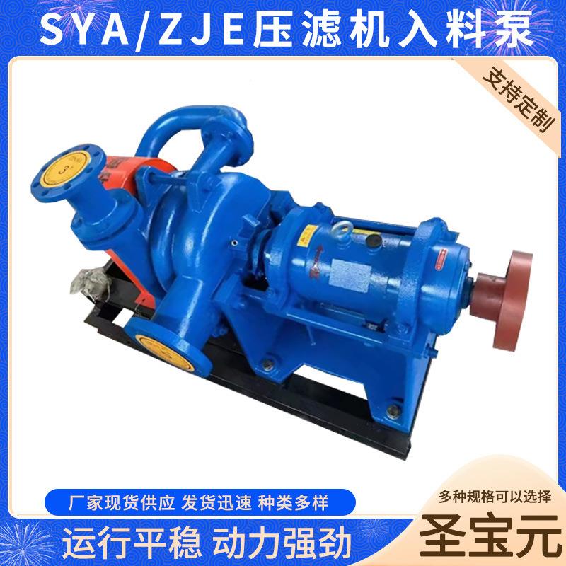 入料泵煤泥污泥处理厂SYA/ZJE压滤机入料泵高铬合金杂质泵喂料泵