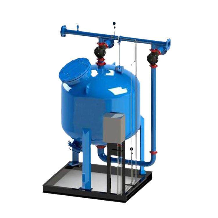 厂家供应 进出口管径DN80内源反洗 循环水系统使用浅层砂过滤器