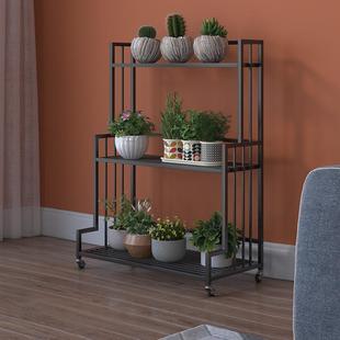 花架子置物架室内装 肉花 花饰阳角落花架客厅绿萝盆架落地台QBH式