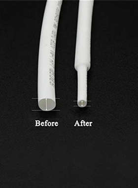 三联白色热缩管绝缘套管热塑管阻燃两倍收缩电线电缆收缩软管加厚