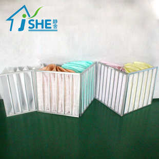 无纺布袋 化纤布袋滤网滤芯除尘袋 袋式 过滤器V型F7中效