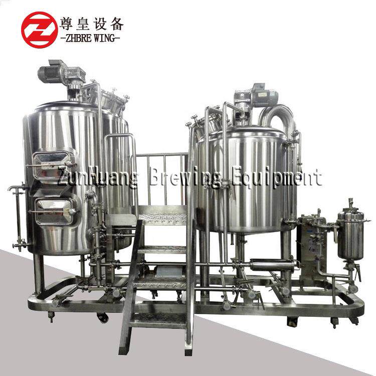 300升发酵罐不锈钢啤酒设备自酿烧烤厂家原浆酒高效糖化