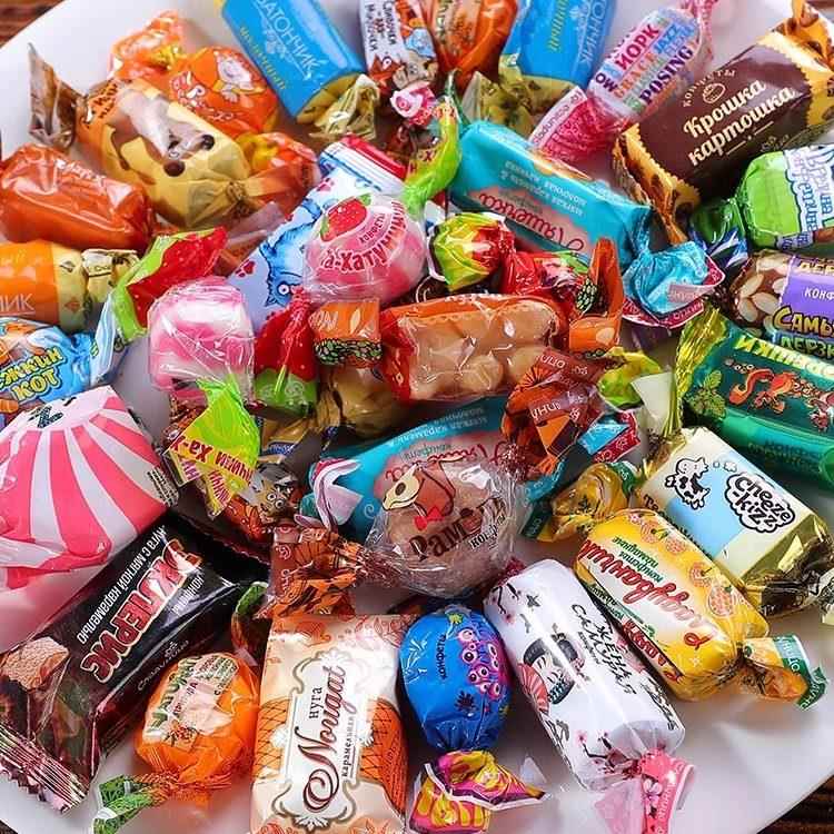 俄罗斯进口紫皮糖与混合巧克力夹心糖 500g散装年货办公室零食推