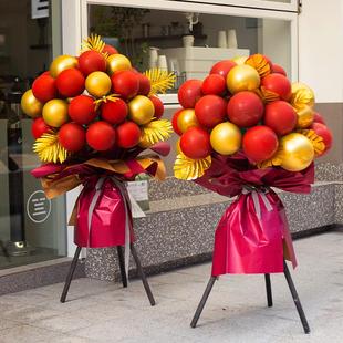 网红开业气球花篮店铺门口气氛场景布置派对店庆搞活动装饰