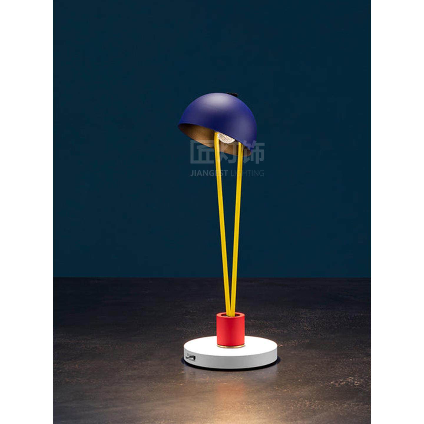 工厂直销Ale北欧简约多巴胺现代卧室儿童床头台灯彩色艺术氛围装